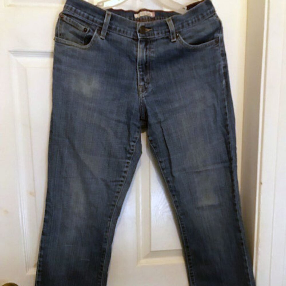 Levis Relaxed Boot Cut 550 Denim Jeans Size 8P